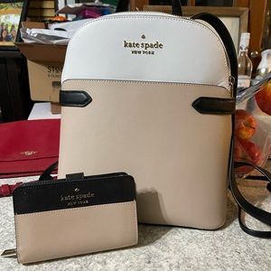 Kate Spade backpack and matching wallet bundle. Only used twice. Smoke free home